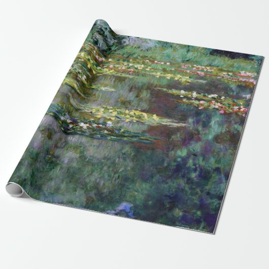 Claude Monet Water Lilies Cadeaupapier (Uitgerold)