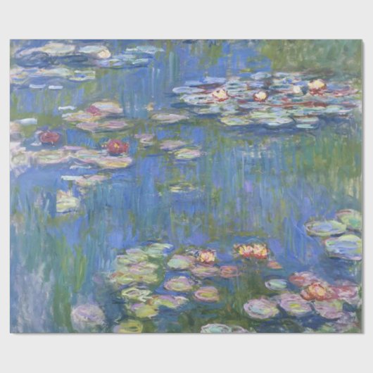 Claude Monet // Water Lilies Cadeaupapier (Vlak)