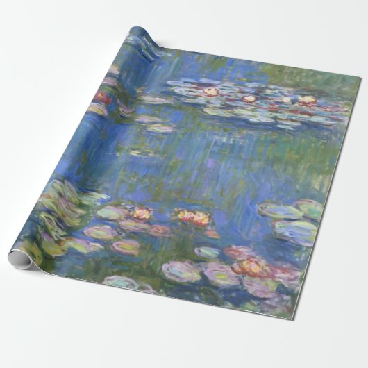 Claude Monet // Water Lilies Cadeaupapier (Uitgerold)
