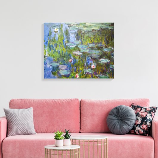 Claude Monet Water Lilies Canvas Afdruk (Insitu (Woonkamer))