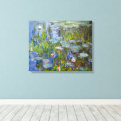 Claude Monet Water Lilies Canvas Afdruk (Insitu (Houten vloer))