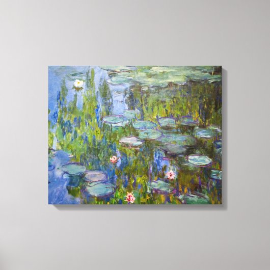 Claude Monet Water Lilies Canvas Afdruk (Voorkant)