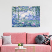 Claude Monet Water Lilies Canvas Afdruk (Insitu (Woonkamer))