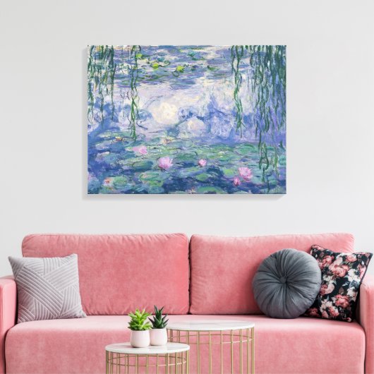 Claude Monet Water Lilies Canvas Afdruk (Insitu (Woonkamer))