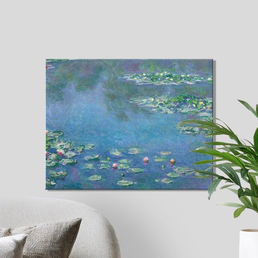 Claude Monet Water Lilies Canvas Afdruk