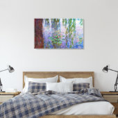 Claude Monet - Water Lilies Canvas Afdruk (Insitu (Slaapkamer))