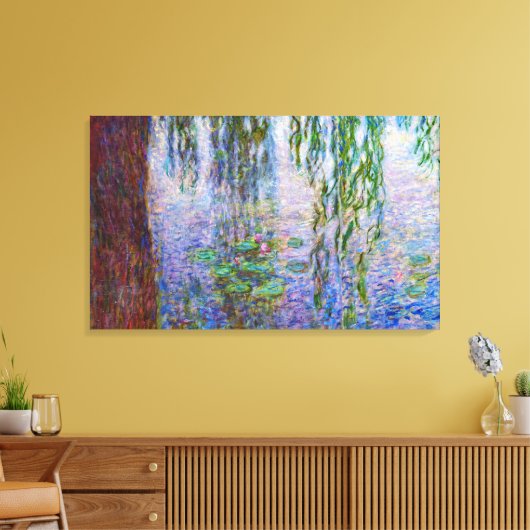 Claude Monet - Water Lilies Canvas Afdruk (Insitu (Woonkamer))