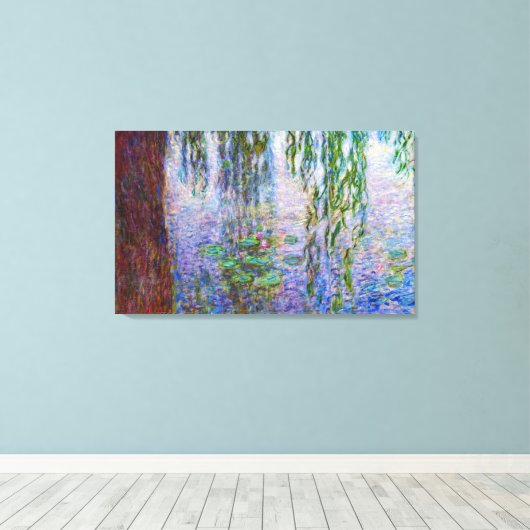 Claude Monet - Water Lilies Canvas Afdruk (Insitu (Houten vloer))
