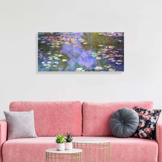 Claude Monet Water Lilies Canvas Afdruk (Insitu (Woonkamer))