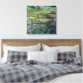 Claude Monet Water Lilies Canvas Afdruk (Insitu (Slaapkamer))