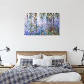 Claude Monet - Water Lilies Canvas Afdruk (Insitu (Slaapkamer))