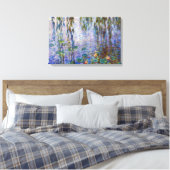 Claude Monet - Water Lilies Canvas Afdruk (Insitu (Slaapkamer))
