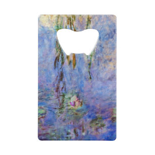 Claude Monet - Water Lilies Creditkaart Flessenopener