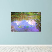 Claude Monet - Water-Lilies, De Wolken, Canvas Afdruk (Insitu (Houten vloer))