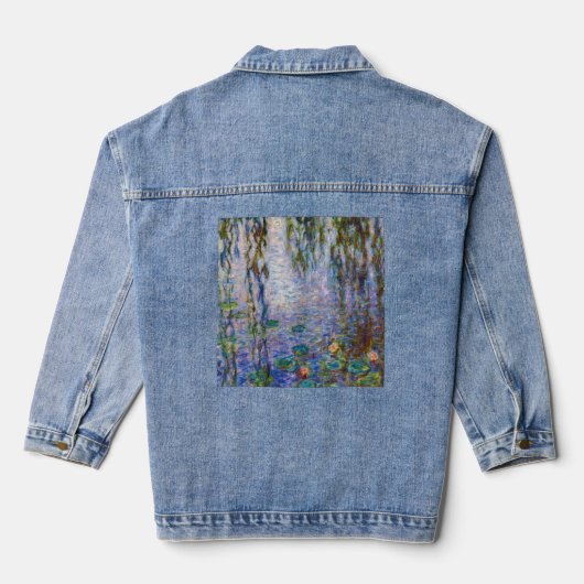 Claude Monet - Water Lilies Denim Jacket (Achterkant)