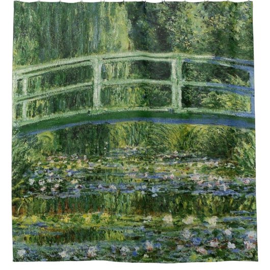 Claude Monet Water Lilies Douchegordijn (Voorkant)