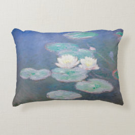 Claude Monet - Water Lilies, effect in de avond Accent Kussen