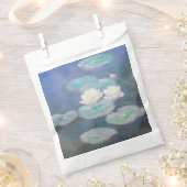 Claude Monet - Water Lilies, effect in de avond Bedankzakje (Geknipt)