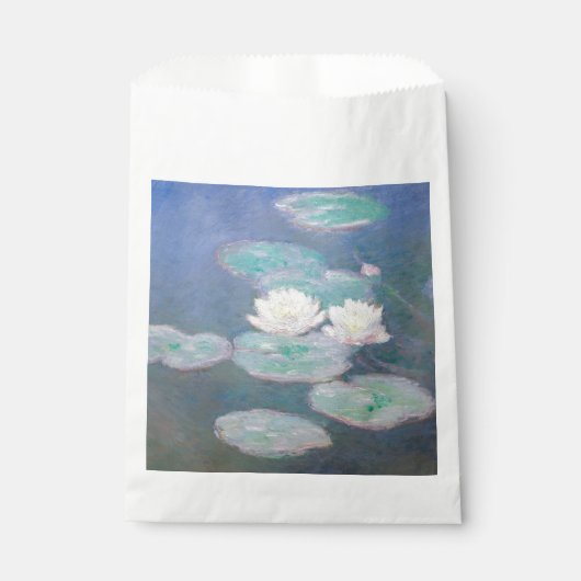 Claude Monet - Water Lilies, effect in de avond Bedankzakje (Voorkant)