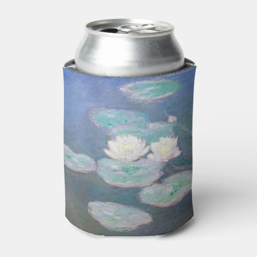 Claude Monet - Water Lilies, effect in de avond Blikjeskoeler (Blikje Voorkant)