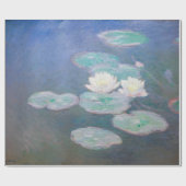 Claude Monet - Water Lilies, effect in de avond Cadeaupapier (Vlak)