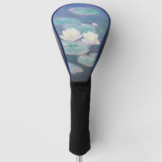 Claude Monet - Water Lilies, effect in de avond Golfheadcover (Voorkant)
