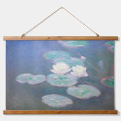 Claude Monet - Water Lilies, effect in de avond Hangend Wandkleed (Voorkant)