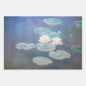 Claude Monet - Water Lilies, effect in de avond Inpakpapier Vel (Voorkant 2)