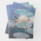 Claude Monet - Water Lilies, effect in de avond Inpakpapier Vel (In situ)