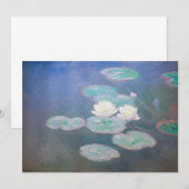 Claude Monet - Water Lilies, effect in de avond Kaart (Voorkant / Achterkant)