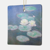Claude Monet - Water Lilies, effect in de avond Keramisch Ornament (Links)