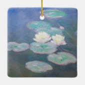 Claude Monet - Water Lilies, effect in de avond Keramisch Ornament (Achterkant)