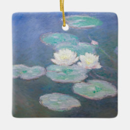 Claude Monet - Water Lilies, effect in de avond Keramisch Ornament
