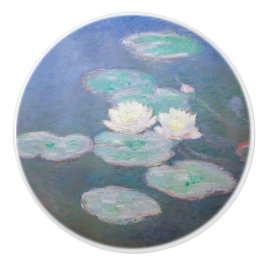 Claude Monet - Water Lilies, effect in de avond Keramische Knop