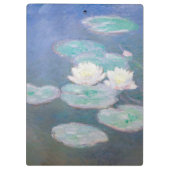 Claude Monet - Water Lilies, effect in de avond Klembord (Achterkant)