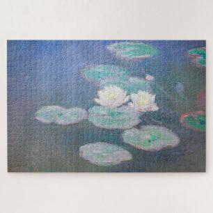 Claude Monet - Water Lilies, effect in de avond Legpuzzel