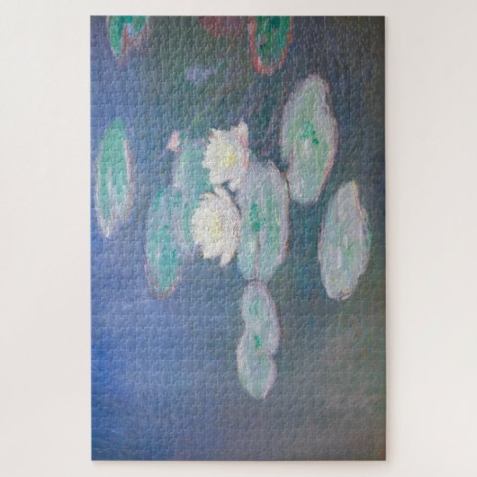 Claude Monet - Water Lilies, effect in de avond Legpuzzel (Verticaal)