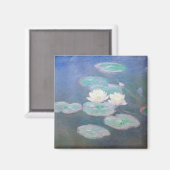 Claude Monet - Water Lilies, effect in de avond Magneet (Voorkant / Achterkant)