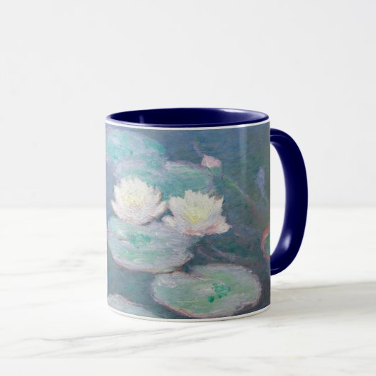 Claude Monet - Water Lilies, effect in de avond Mok (Voorkant rechts)