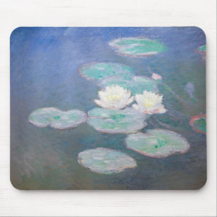 Claude Monet - Water Lilies, effect in de avond Muismat