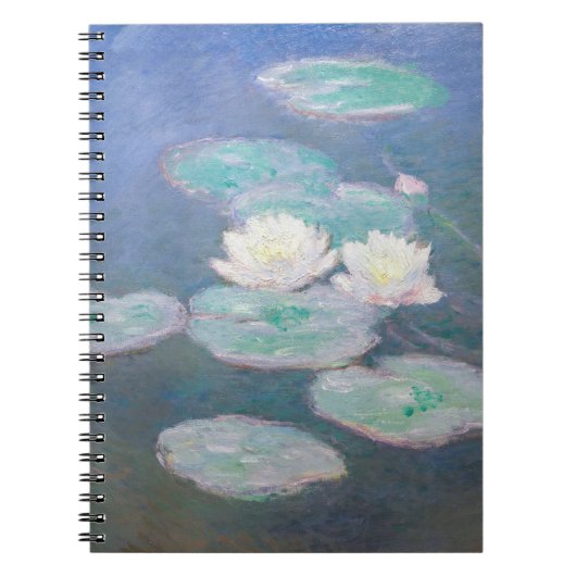 Claude Monet - Water Lilies, effect in de avond Notitieboek (Voorkant)
