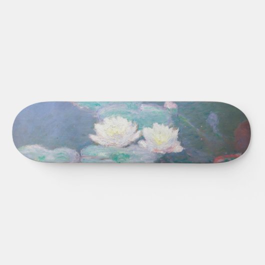Claude Monet - Water Lilies, effect in de avond Persoonlijk Skateboard (Horizontaal)
