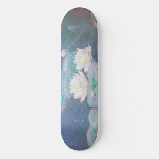 Claude Monet - Water Lilies, effect in de avond Persoonlijk Skateboard (Voorkant)