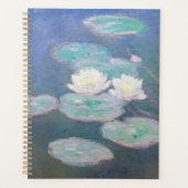 Claude Monet - Water Lilies, effect in de avond Planner (Voorkant)