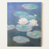 Claude Monet - Water Lilies, effect in de avond Planner (Achterkant)