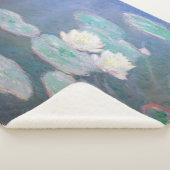 Claude Monet - Water Lilies, effect in de avond Sherpa Deken (3/4)