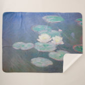 Claude Monet - Water Lilies, effect in de avond Sherpa Deken (Voorkant (horizontaal))