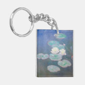 Claude Monet - Water Lilies, effect in de avond Sleutelhanger (Voorkant Links)
