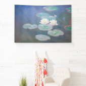Claude Monet - Water Lilies, effect in de avond Spandoek (Insitu)