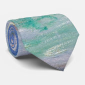 Claude Monet - Water Lilies, effect in de avond Stropdas (Opgerold)